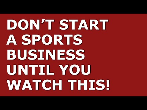 How to Start a Sports Business [Video]