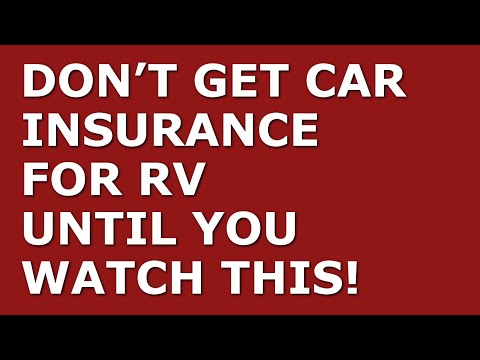 Cheap Car Insurance For RV | Plus, ‘Trick’ to Lower Your Car Insurance [Video]