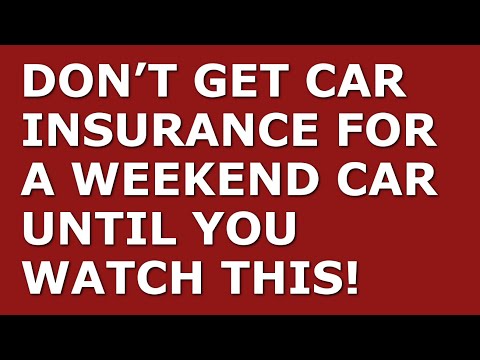 Cheapest Car Insurance for Weekend Car Insurance | Plus, ‘Trick’ to Lower Your Car Insurance [Video]