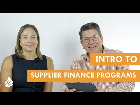 Introduction to Supplier Finance Programs by GAAP Dynamics [Video]