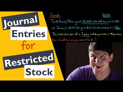 How to Account for Restricted Stock Award [Video]