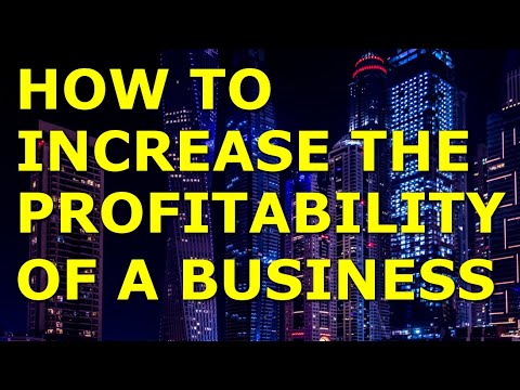 Starting a Business: How to Increase the Profitability of a Business [Video]