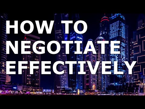 Negotiation skills: How to Negotiate Effectively [Video]