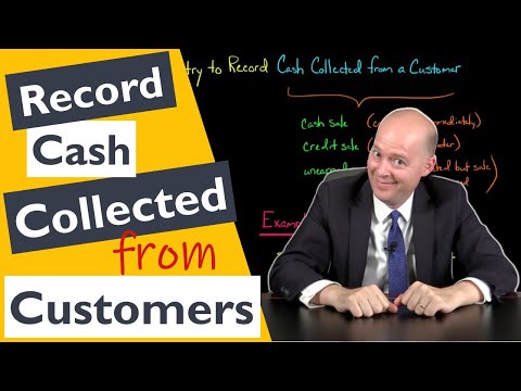 Journal Entry to Record Cash Collected from a Customer [Video]