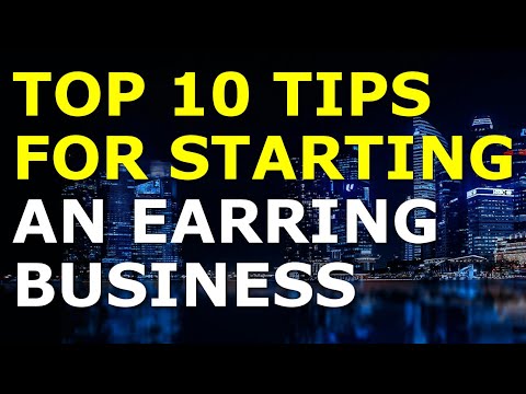 Starting an Earring Business Tips | Free Earring Business Plan Template Included [Video]