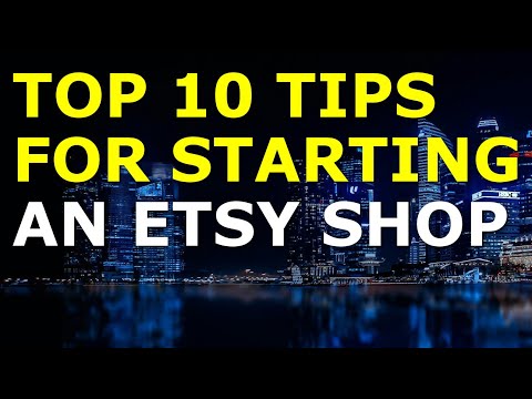 Starting an Etsy Shop Business Tips | Free Etsy Shop Business Plan Template Included [Video]