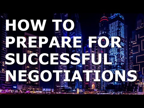 Negotiation Skills: How to Prepare for Successful Negotiations [Video]