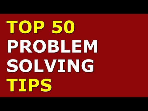 Top 50 Problem Solving Tips | Best Problem Solving Techniques [Video]