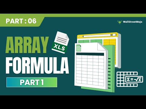 Mastering Array Formula in Excel | Excel Mastery Series Part 5 (Part 1 of 2) [Video]