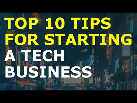 How to Start a Tech Business [Video]