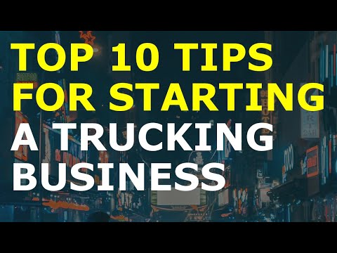 How to Start a Trucking Business [Video]