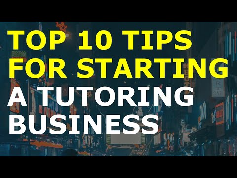 How to Start a Tutoring Business [Video]