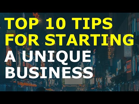 How to Start a Unique Business [Video]