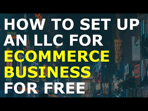 How to Set Up an LLC for Ecommerce Business for Free [Video]