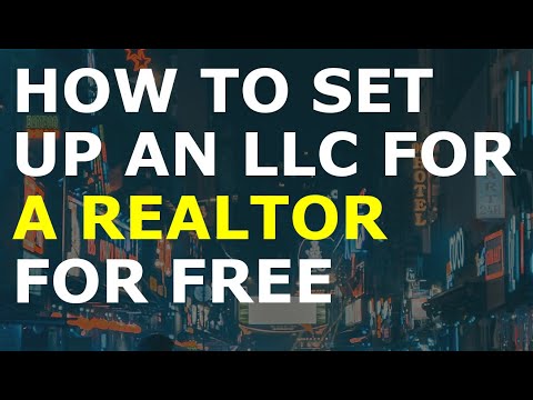 How to Set Up an LLC for Realtor for Free [Video]