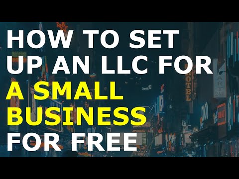 How to Set Up an LLC for Small Business for Free [Video]