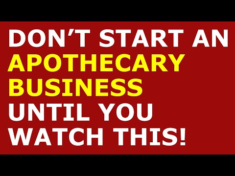 How to Start an Apothecary Business [Video]