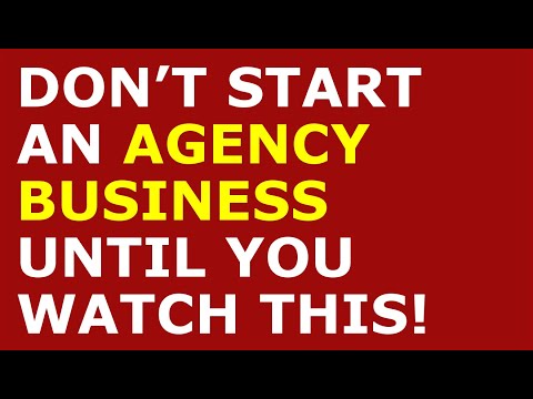 How to Start an Agency Business [Video]