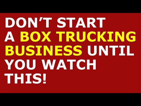 How to Start a Box Trucking Business [Video]