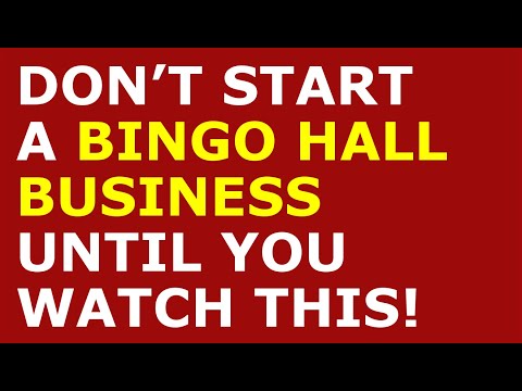 How to Start a Bingo Hall Business [Video]