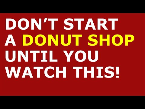 How to Start a Donut Shop Business [Video]