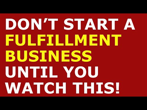 How to Start a Fulfillment Business | Free Fulfillment Business Plan Template Included [Video]