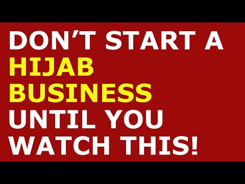 How to Start a Hijab Business | Free Hijab Business Plan Template Included [Video]