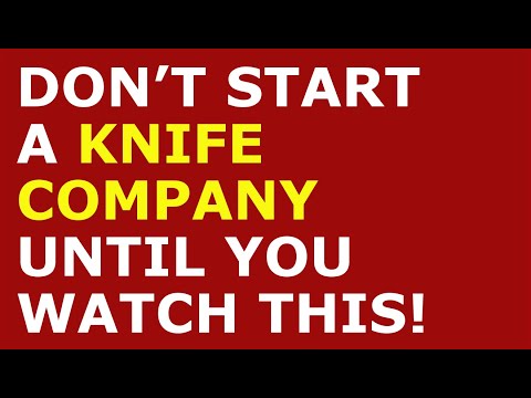 How to Start a Knife Company Business | Free Knife Company Business Plan Template Included [Video]