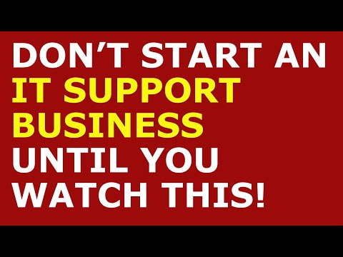 How to Start an IT Support Business | Free IT Support Business Plan Template Included [Video]