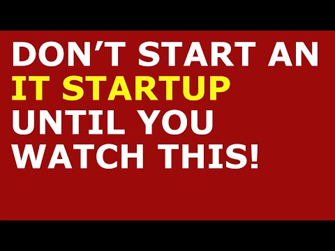 How to Start an IT Startup Business | Free IT Startup Business Plan Template Included [Video]