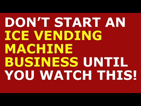 How to Start an Ice Vending Machine Business | Free Ice Machine Business Plan Template Included [Video]