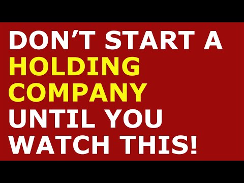 How to Start a Holding Company Business | Free Holding Company Business Plan Template Included [Video]