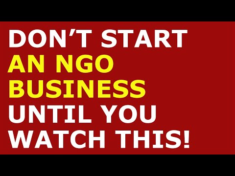 How to Start a NGO Business | Free NGO Business Plan Template Included [Video]