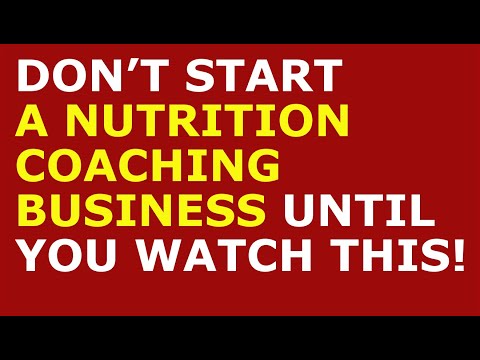 How to Start a Nutrition Coaching Business | Free Nutrition Coaching Business Plan Template Included [Video]