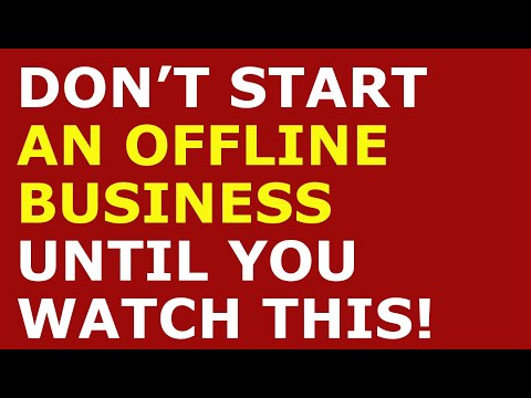 How to Start a Offline Business | Free Offline Business Plan Template Included [Video]