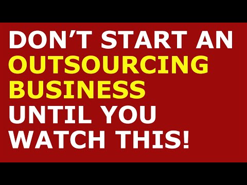 How to Start an Outsourcing Business | Free Outsourcing Business Plan Template Included [Video]