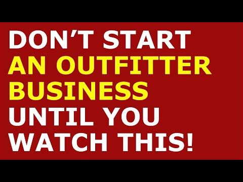 How to Start a Outfitter Business | Free Outfitter Business Plan Template Included [Video]