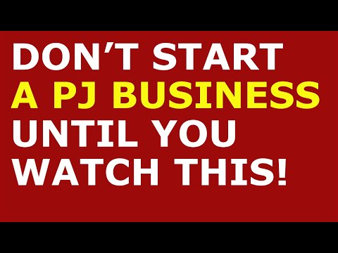 How to Start a PJ Business | Free PJ Business Plan Template Included [Video]