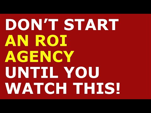 How to Start an ROI Agency Business | Free ROI Agency Business Plan Template Included [Video]