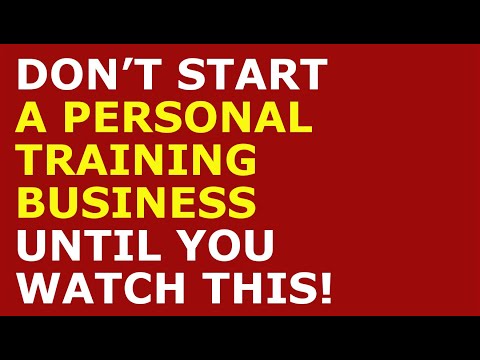 How to Start a Personal Training Business | Free Personal Training Business Plan Template Included [Video]