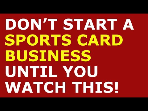 How to Start a Sports Card Business | Free Sports Card Business Plan Template Included [Video]