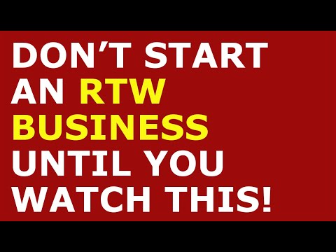 How to Start a RTW Business | Free RTW Business Plan Template Included [Video]