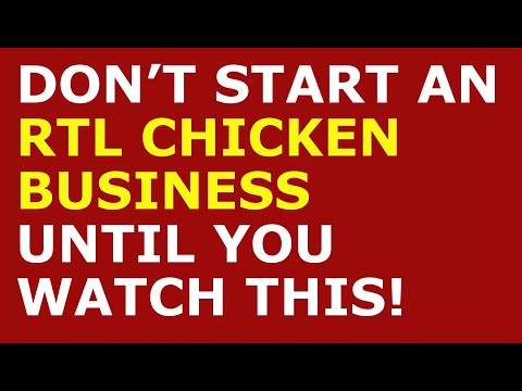 How to Start a RTL Chicken Business | Free RTL Chicken Business Plan Template Included [Video]