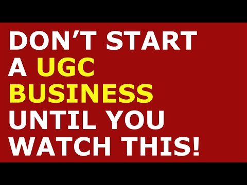 How to Start a UGC Business | Free UGC Business Plan Template Included [Video]