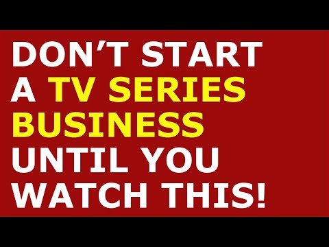 How to Start a TV Series Business | Free TV Series Business Plan Template Included [Video]