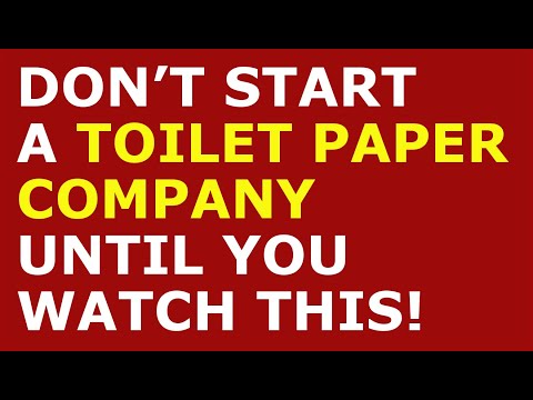 How to Start a Toilet Paper Company Business | Free Toilet Paper Business Plan Template Included [Video]