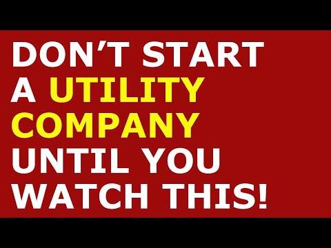 How to Start a Utility Company Business | Free Utility Company Business Plan Template Included [Video]