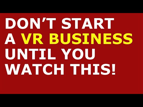 How to Start a VR Business | Free VR Business Plan Template Included [Video]