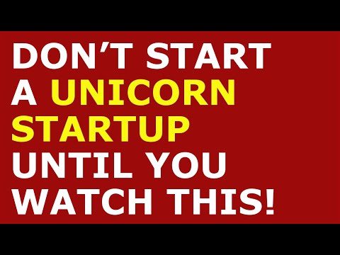 How to Start a Unicorn Startup Business | Free Unicorn Startup Business Plan Template Included [Video]