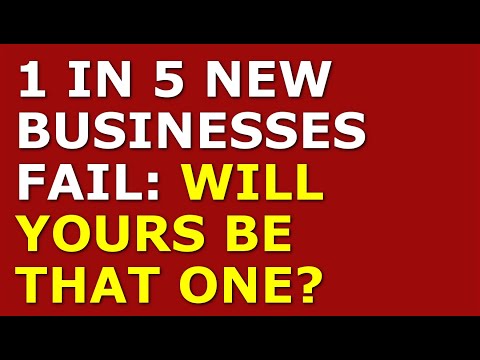 1 In 5 New Businesses Fail: Will Yours Be That One? [Video]